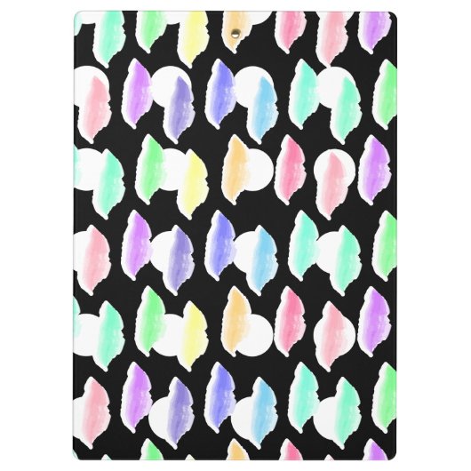 Wasserfarben-Splash! Klemmbrett (Rückseite)