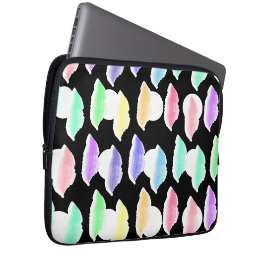 Wasserfarben-Splash! Laptopschutzhülle (Vorne Rechts)