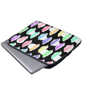 Wasserfarben-Splash! Laptopschutzhülle (Vorne Knopf)