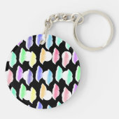 Wasserfarben-Splash! Schlüsselanhänger (Rückseite)