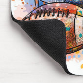 Wasserfarben-Sportbälle Mousepad (Ecke)