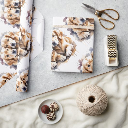 Wasserfarben Stilpinguin Bird Wilderness Art Geschenkpapier (Kunsthandwerk)