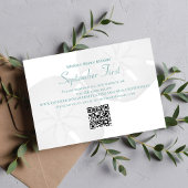 Wasserfarben Strand Hochzeit Sand Dollar RSVP Karte