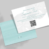 Wasserfarben Strand Hochzeit Sand Dollar RSVP Karte