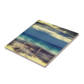 Wasserfarben, Strand und Meer, Himmel Fliese (Seite)