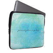 Wasserfarben Strand Wasser Meer Laptop-Tasche Laptopschutzhülle (Vorne Rechts)