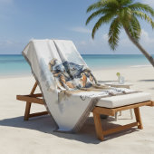 Wasserfarben-Strandkrabbe Decke