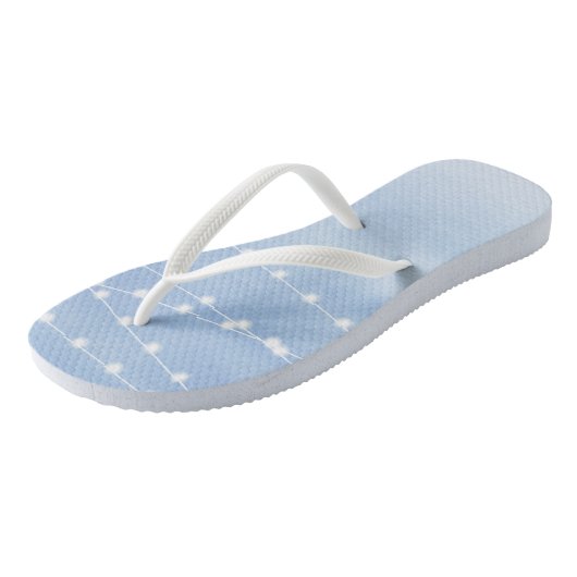 Wasserfarben-String-Lichter Flip Flops Badesandalen (Schrägansicht)