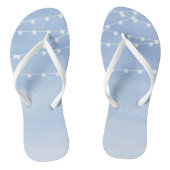 Wasserfarben-String-Lichter Flip Flops Badesandalen (Fußbett)