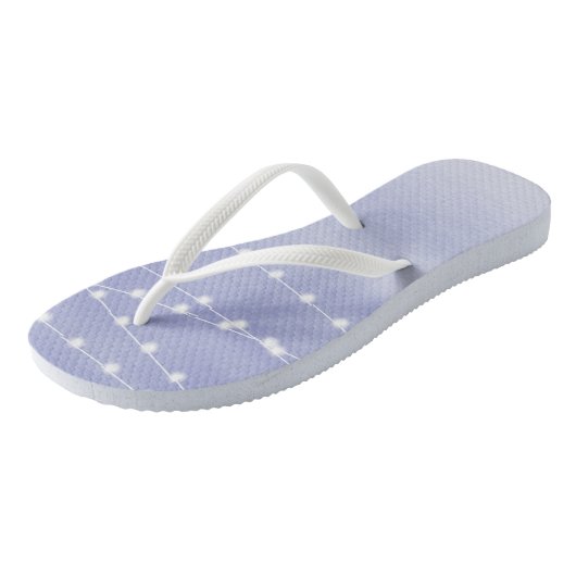 Wasserfarben-String-Lichter Flip Flops Badesandalen (Schrägansicht)