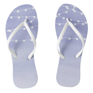 Wasserfarben-String-Lichter Flip Flops Badesandalen