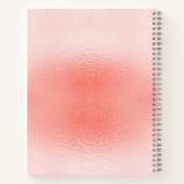 Wasserfarben Sukkulare botanische Bat Mitzvah Notizblock (Rückseite)