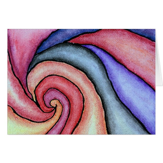 Wasserfarben-Swirl (Vorderseite (Horizontal))