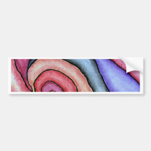 Wasserfarben-Swirl Autoaufkleber