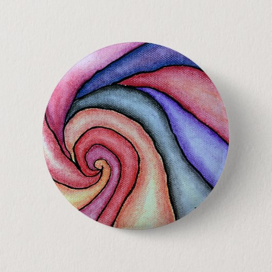 Wasserfarben-Swirl Button (Vorderseite)
