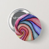 Wasserfarben-Swirl Button (Vorne & Hinten)