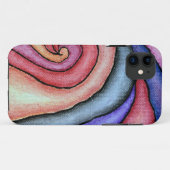 Wasserfarben-Swirl Case-Mate iPhone Hülle (Rückseite (Horizontal))