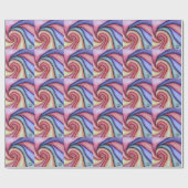 Wasserfarben-Swirl Geschenkpapier (Flach)