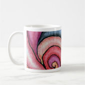 Wasserfarben-Swirl Kaffeetasse (Links)