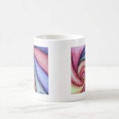 Wasserfarben-Swirl Kaffeetasse (Mittel)