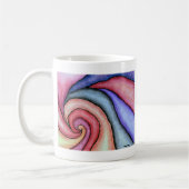 Wasserfarben-Swirl Kaffeetasse (Links)
