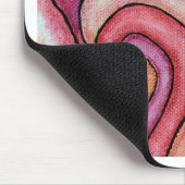 Wasserfarben-Swirl Mousepad (Ecke)