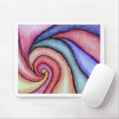 Wasserfarben-Swirl Mousepad (Mit Mouse)