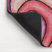 Wasserfarben-Swirl Mousepad (Ecke)