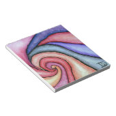 Wasserfarben-Swirl Notizblock (angewinkelt)