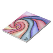 Wasserfarben-Swirl Notizblock (Rotiert)