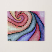Wasserfarben-Swirl Puzzle (Horizontal)