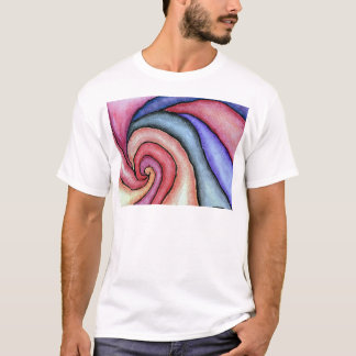 Wasserfarben-Swirl T-Shirt