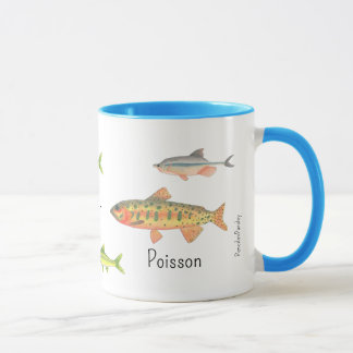 Wasserfarben-Tasse mit einheimischen Colorado-Fisc Tasse