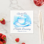 Wasserfarben-Teacup Serviette (Beispiel)