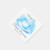 Wasserfarben-Teacup Serviette (Ecke)