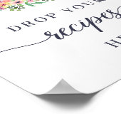 Wasserfarben Teekanne Drop Your Rezept Hier unters Poster (Ecke)