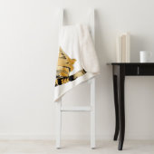 Wasserfarben Tiger Sitzen Sherpadecke (Beispiel)