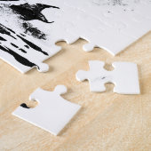 Wasserfarben-Tintenstift eines Wikinger-Drachensch Puzzle (Seite)