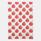 Wasserfarben-Tomatenmuster Geschirrtuch (Vertikal)