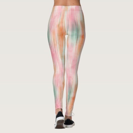 Wasserfarben-Traum Leggings (Rückseite)
