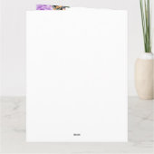 Wasserfarben-Trick oder Treat Halloween-Frohsinn Karte (Rückseite)