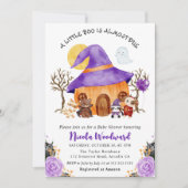 Wasserfarben-Trick oder Treat Halloween-Kinderdusc Einladung (Vorderseite)