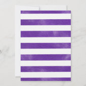 Wasserfarben-Trick oder Treat Halloween-Kinderdusc Einladung (Rückseite)