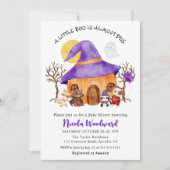 Wasserfarben-Trick oder Treat Halloween-Kinderdusc Einladung (Vorderseite)