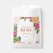 Wasserfarben-Tropen-Zitrusfrüchte-Brautparty Geschenktütchen (Vorderseite)