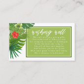 Wasserfarben, tropische Gewässer, gut V3, grün ID5 Begleitkarte (Vorderseite)