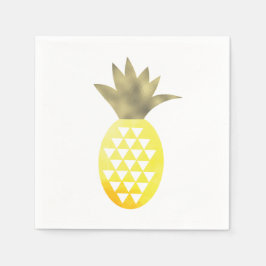 Wasserfarben Tropischer Wald Ananas Serviette