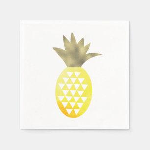 Wasserfarben Tropischer Wald Ananas Serviette