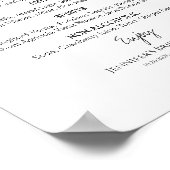 Wasserfarben Tropisches Bachelorette Getränkemenü Poster (Ecke)