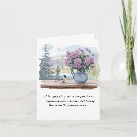 Wasserfarben und Chickadeangebot (Vorderseite)